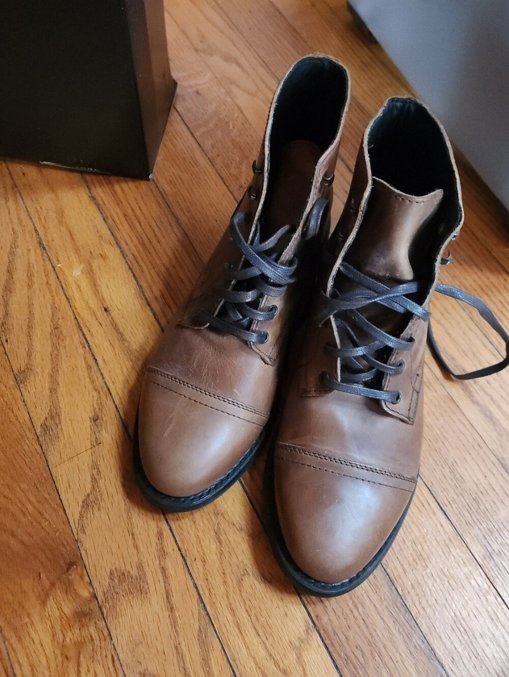 Thursday Boots Women's Natural Captain Boots New In Box Size 10.5